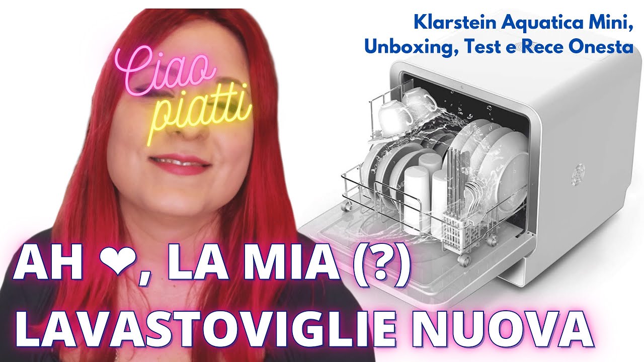 La mia nuova lavastoviglie - KLARSTEIN AQUATICA MINI LAVASTOVIGLIE PORTATILE // RECENSIONE