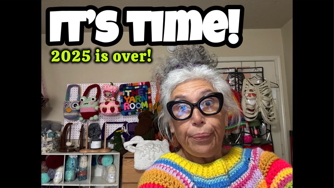 THE YARN ROOM yarn talk Monday 2025 recap of AI challenge in the yarn room plus December AI revealed