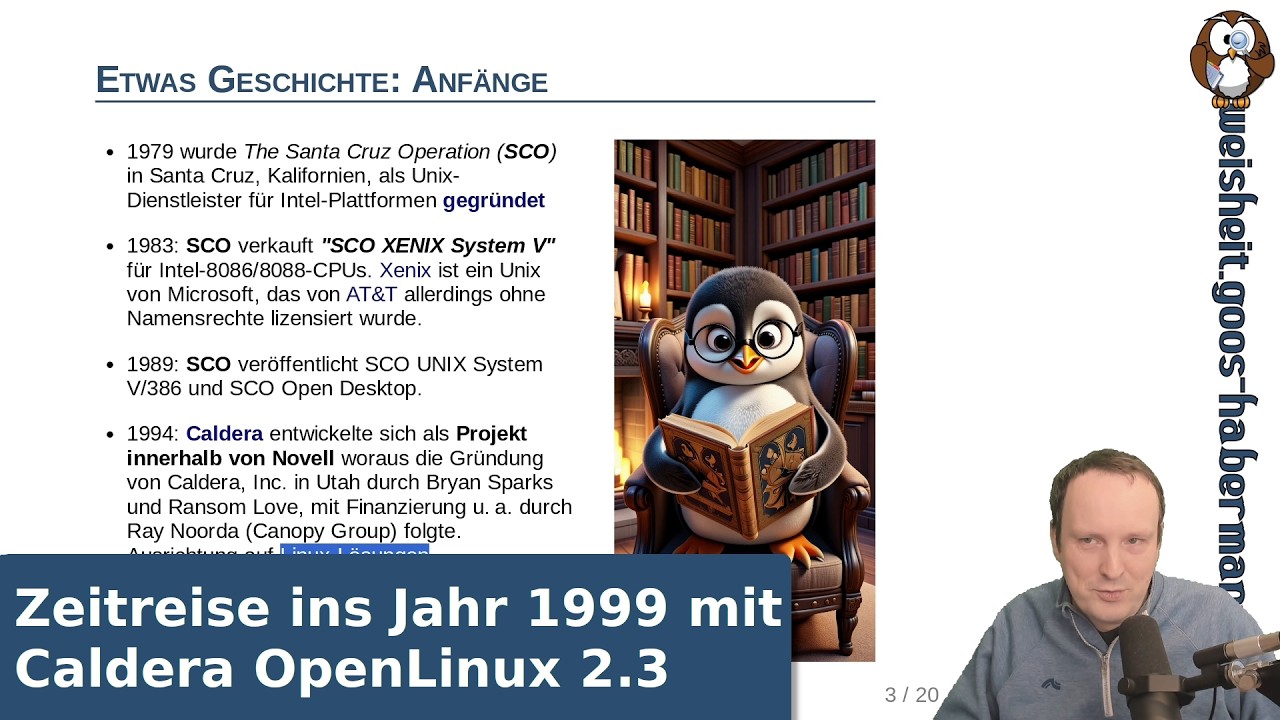 4000-Abo-Spezial: Zeitreise ins Jahr 1999 mit Caldera OpenLinux 2.3