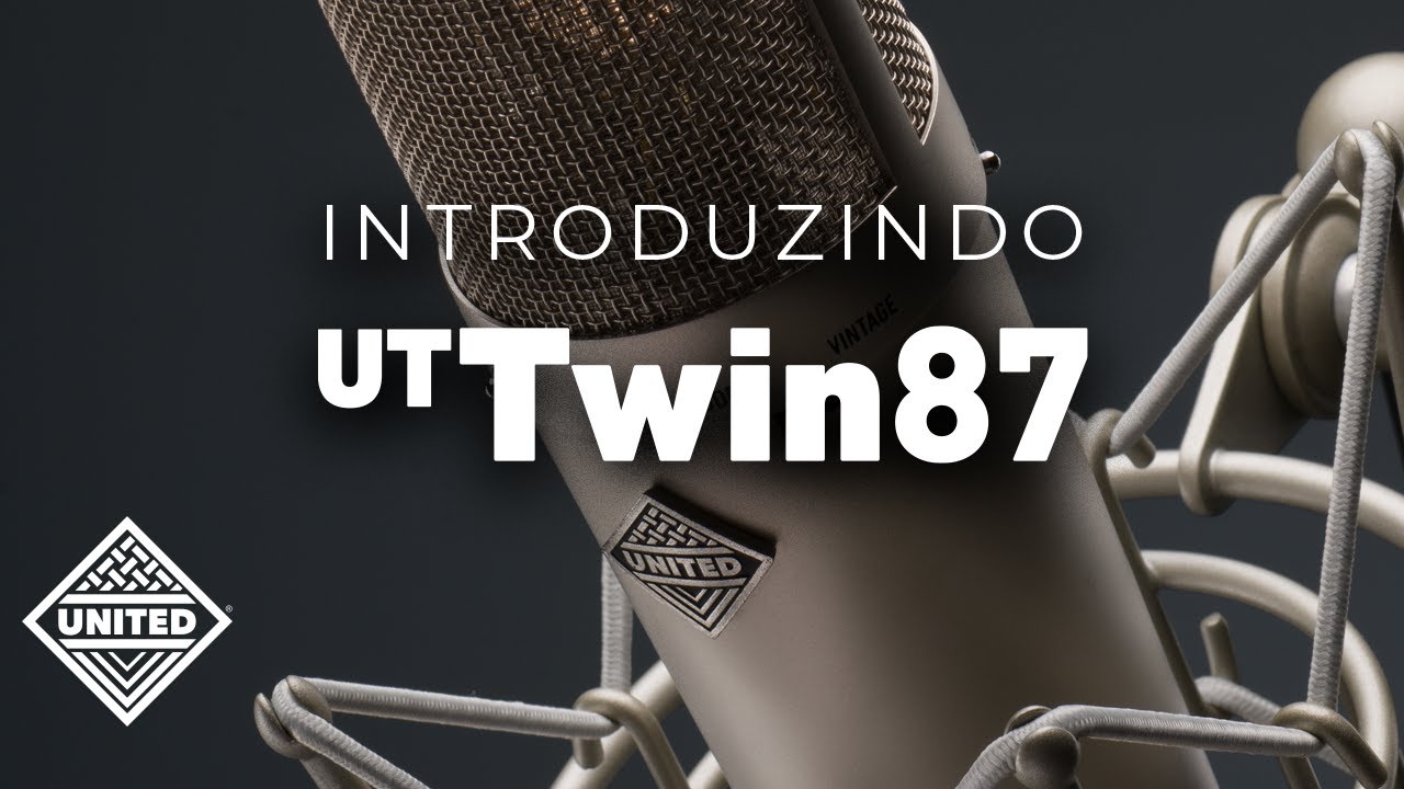 Apresentando: O microfone condensador de diafragma grande de circuito duplo United UT Twin87