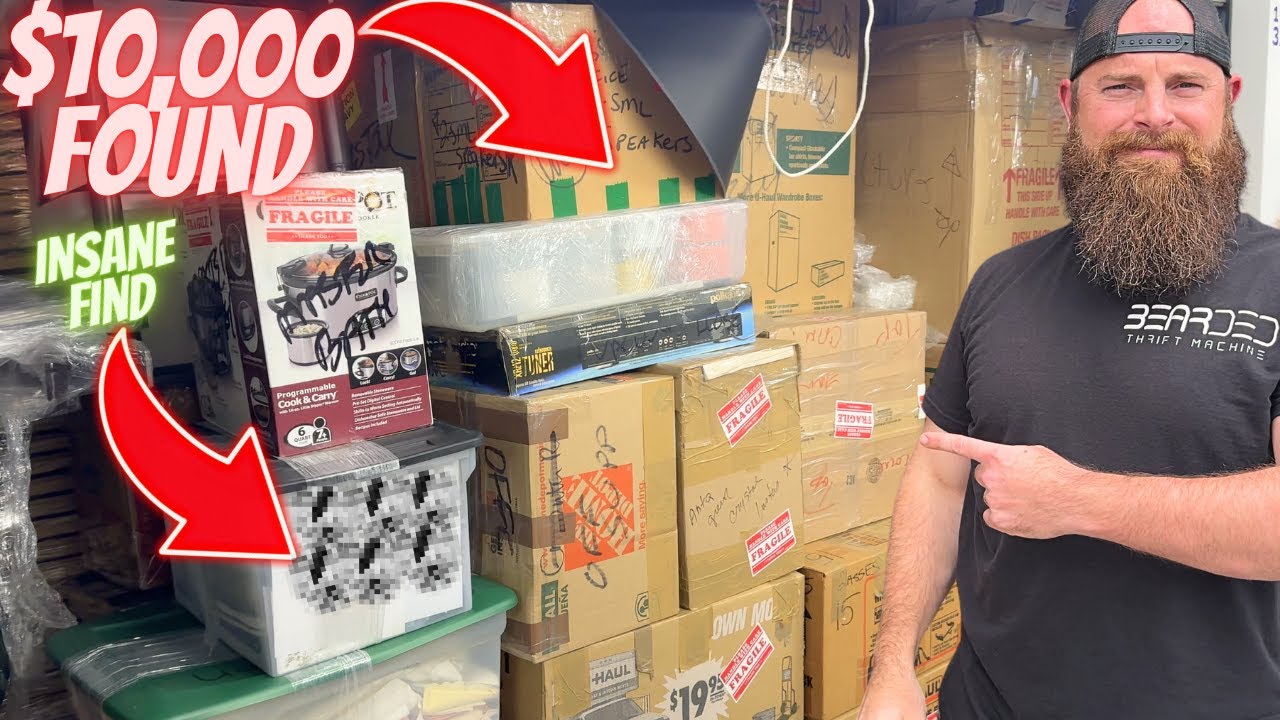I gambled $511 on an abandoned storage unit… pays off huge