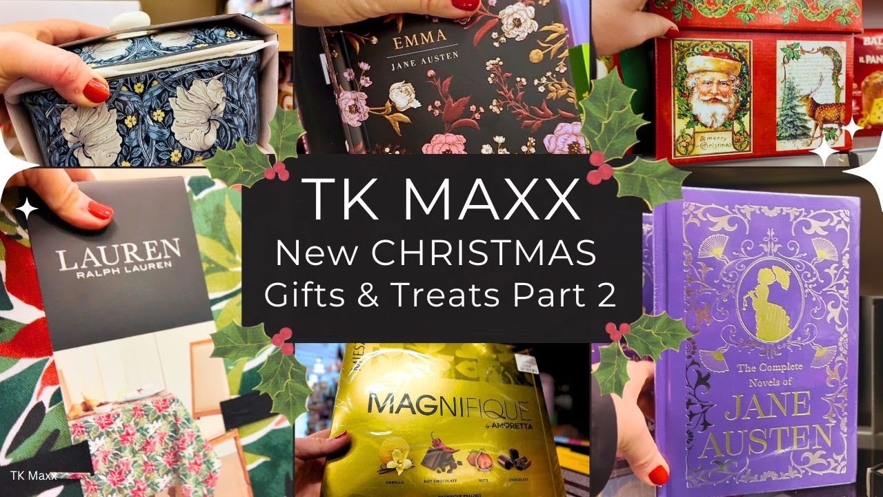 Новый рождественский гид по подаркам от TK Maxx 🎄 | Вирусные тренды и угощения от Ralph Lauren | ...