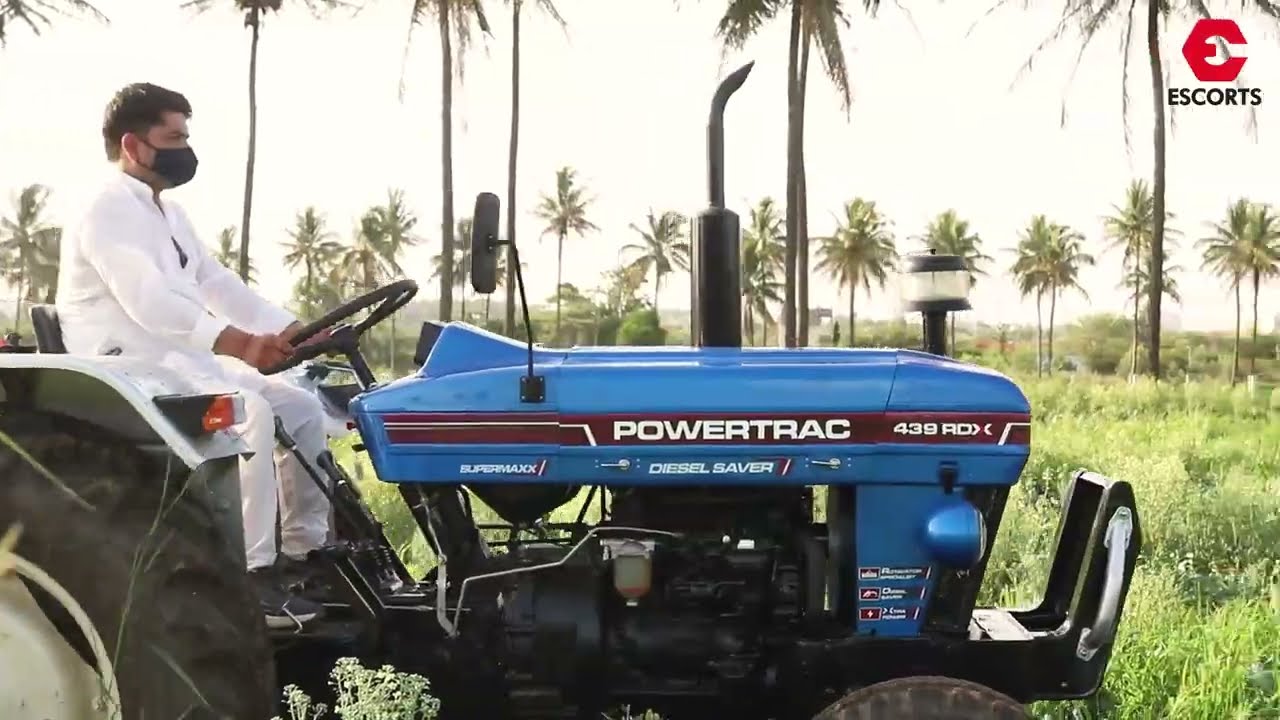 Powertrac 439 RDX With  Sprayer | ETDC