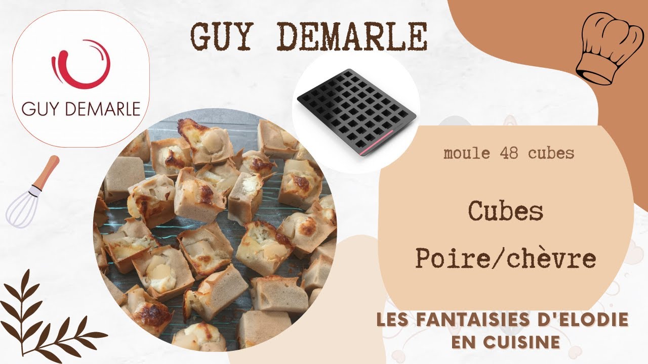 Recette🥣 Cube poire chèvre @Guy-Demarle #sansgluten