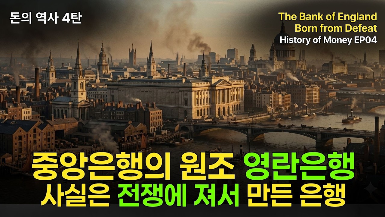 중앙은행의 원조 영란은행, 사실은 전쟁에 져서 만든 은행이었습니다 | 돈의 역사 4편