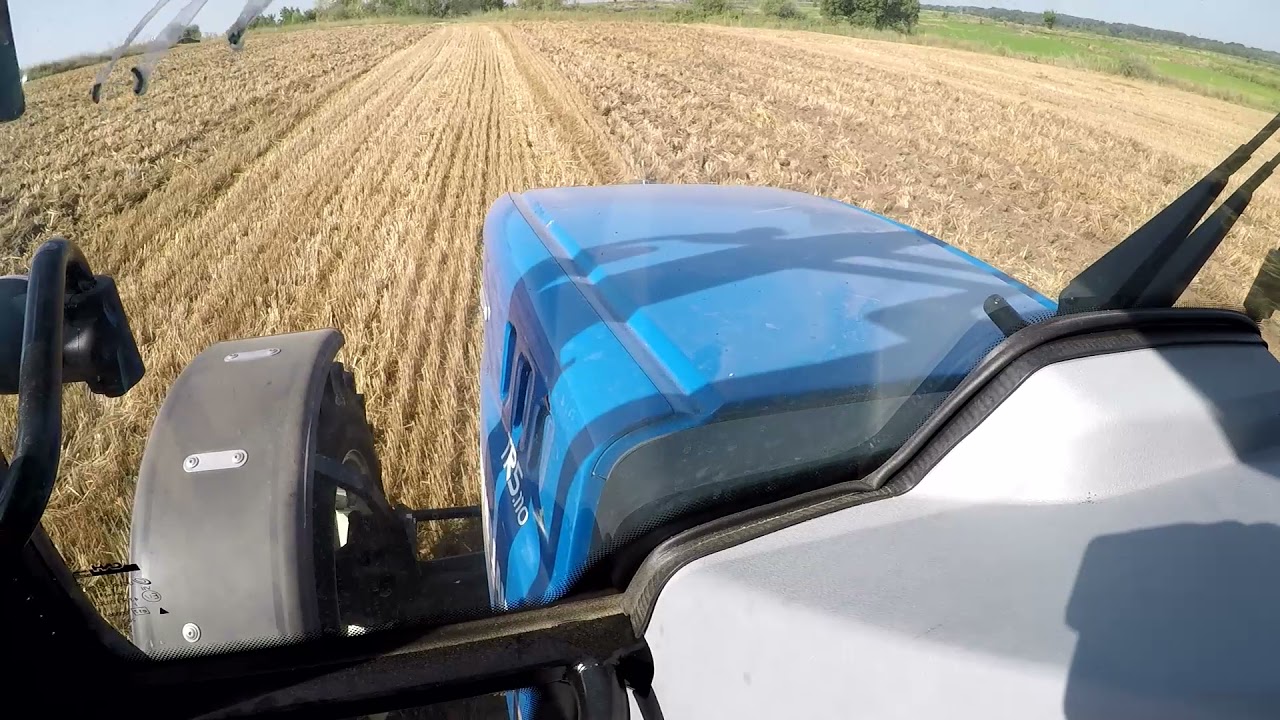 GoPro   NEW HOLLAND TR5 110 İLK TARLA DENEMESİ 11 Lİ PATLATMA