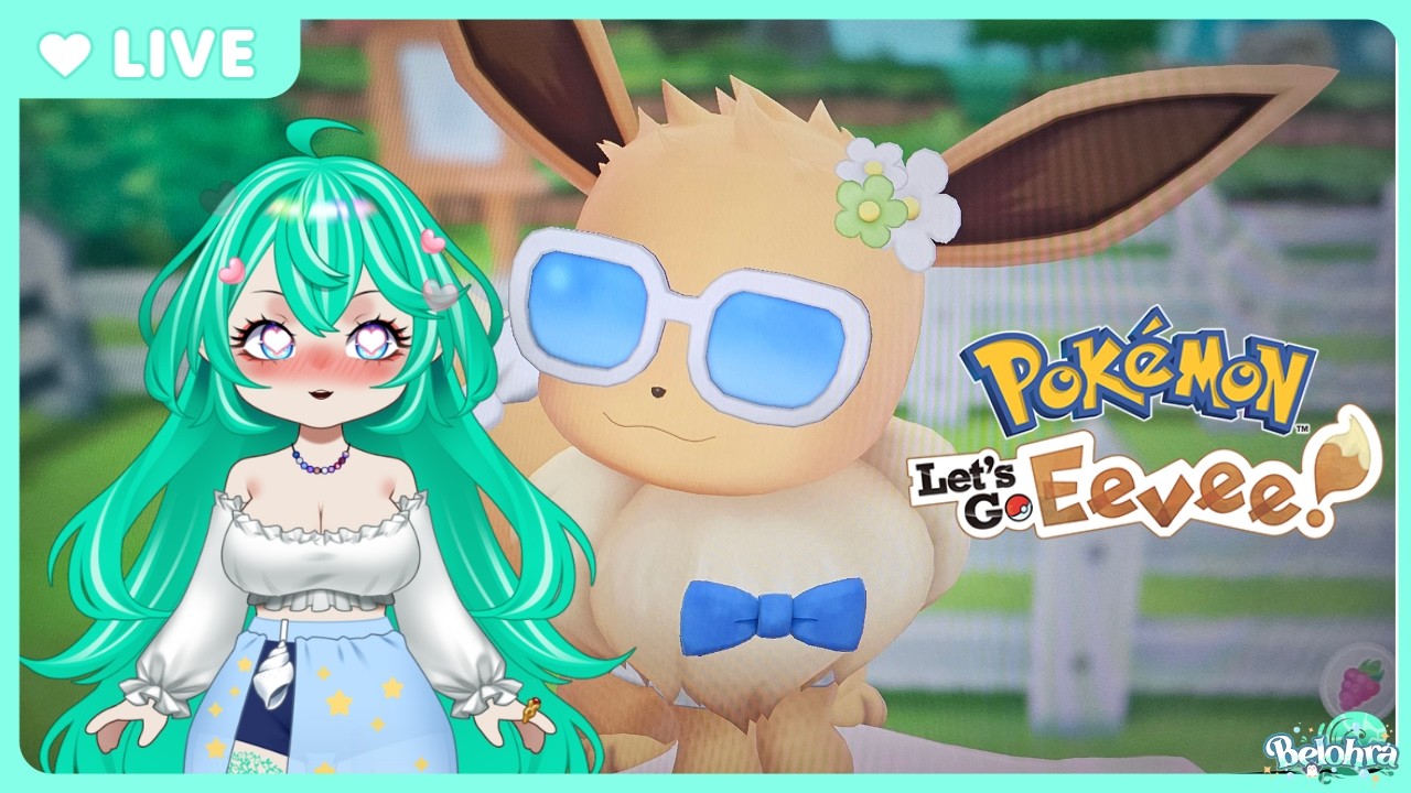 [VTUBER] VOLTANDO COM MEU JOGO FAVORITO! - Pokémon Let's Go, Eevee! #12