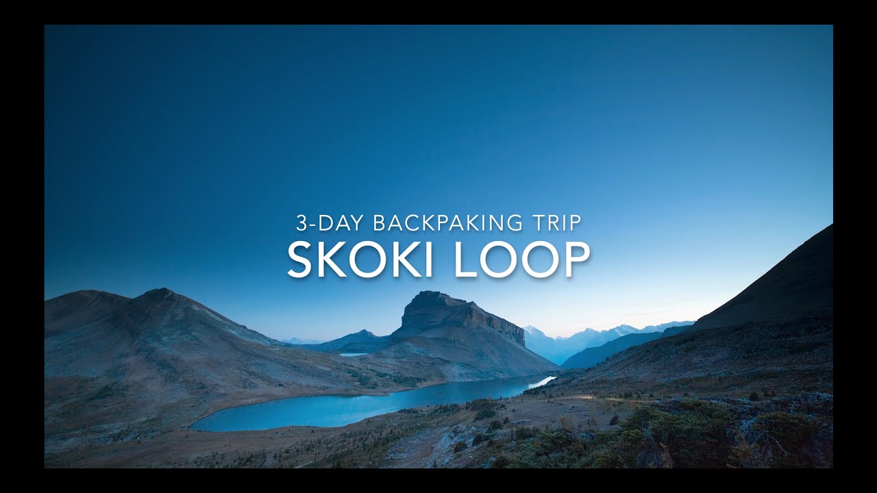 SKOKI LOOP, 3-day Solo Backpacking Trip. Banff National Park, Alberta, Canada.