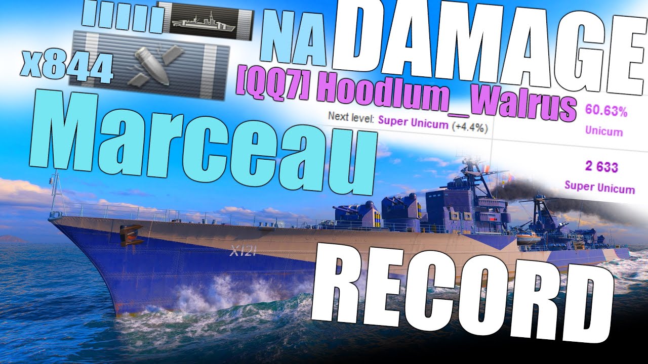 Marceau 334k 3k BXP - NA DAMAGE RECORD - WOWS