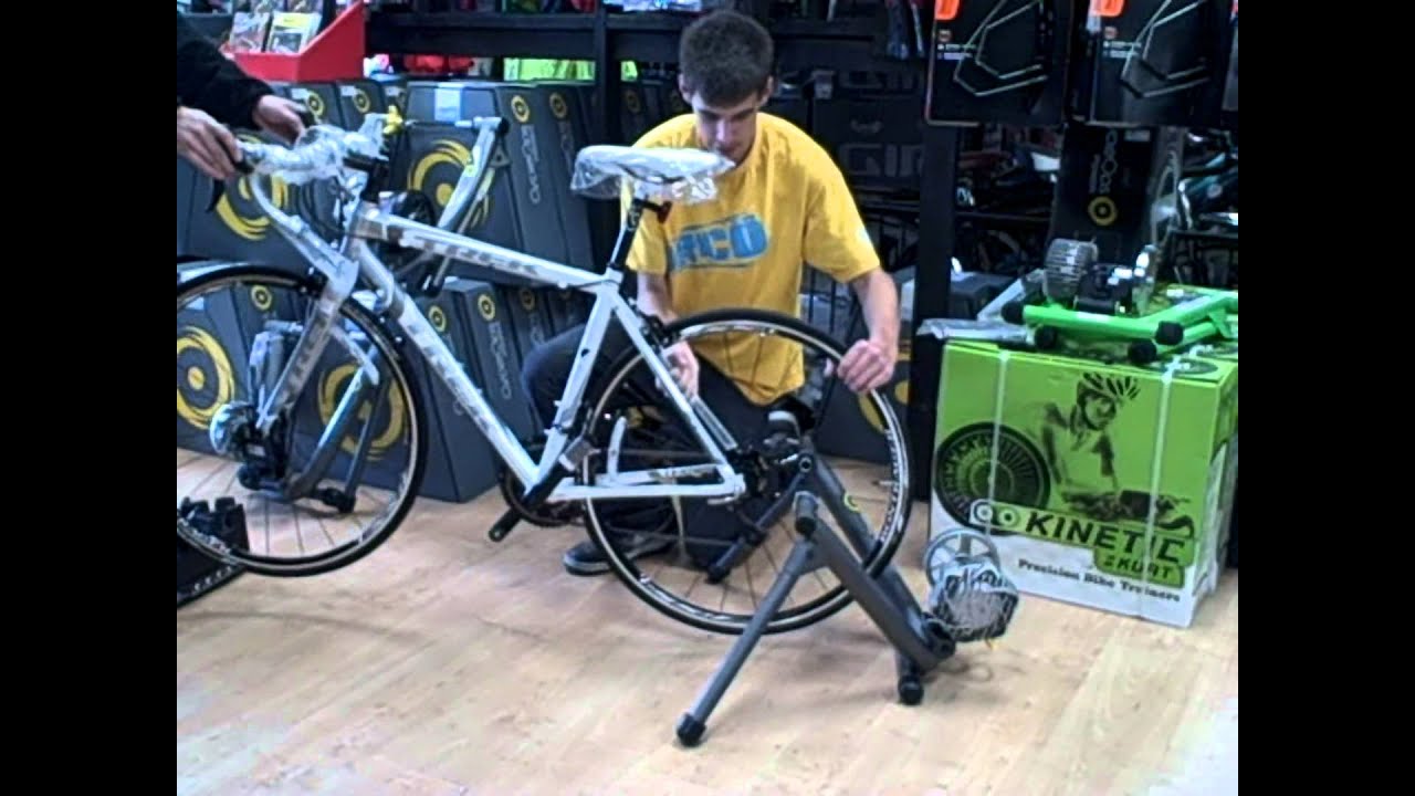 How to set up a stationary trainer