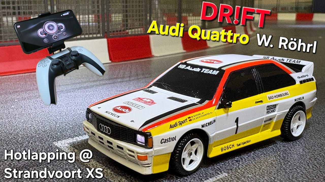 Sturmkind DR!FT | Audi Quattro | Walter Röhrl | Die Legende auf der Rollrennstrecke