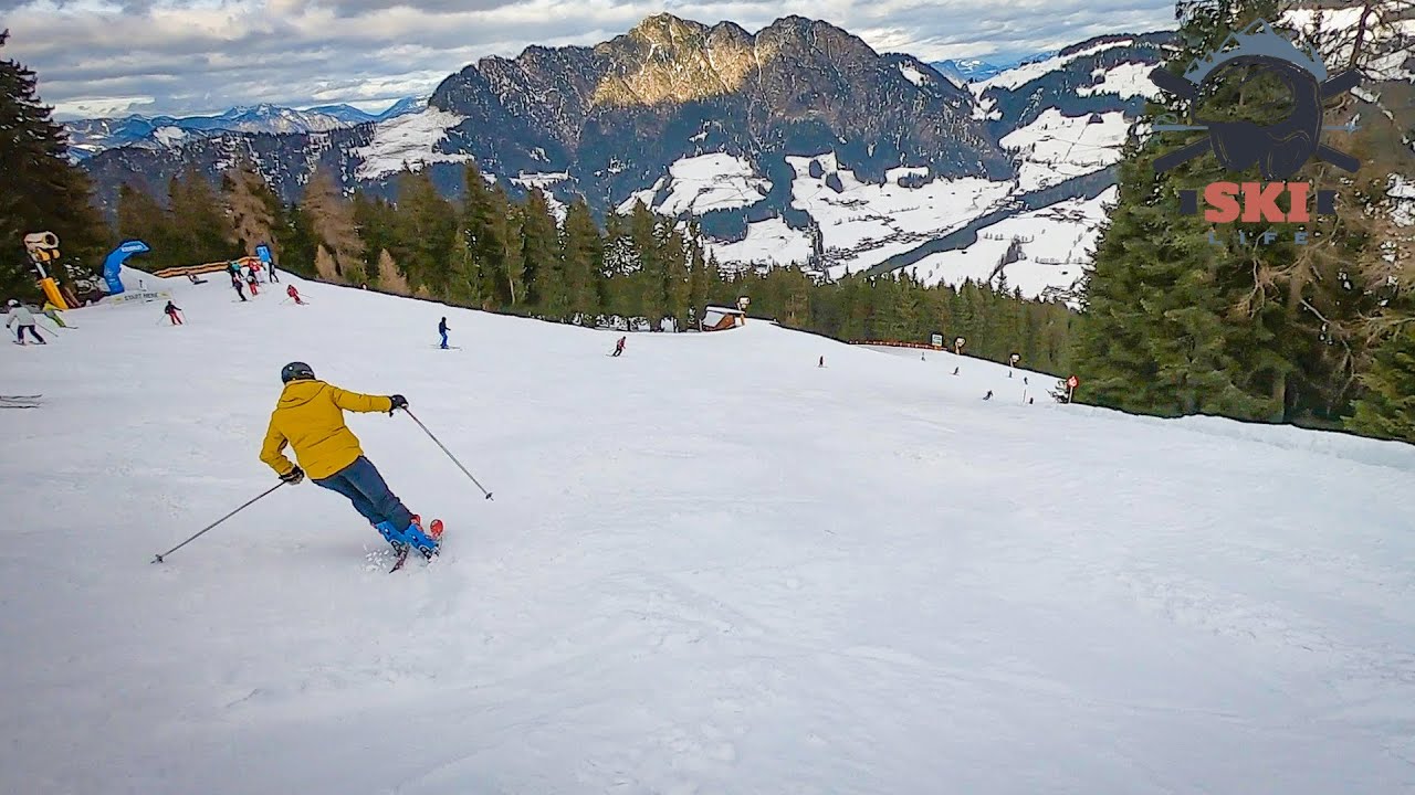 Ski Juwel - Alpbachtal, skiing down to Liftstüberl Middle Station