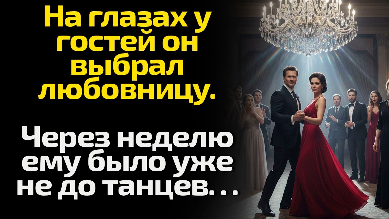 На глазах у гостей он выбрал любовницу. Через неделю ему было уже не до танцев…