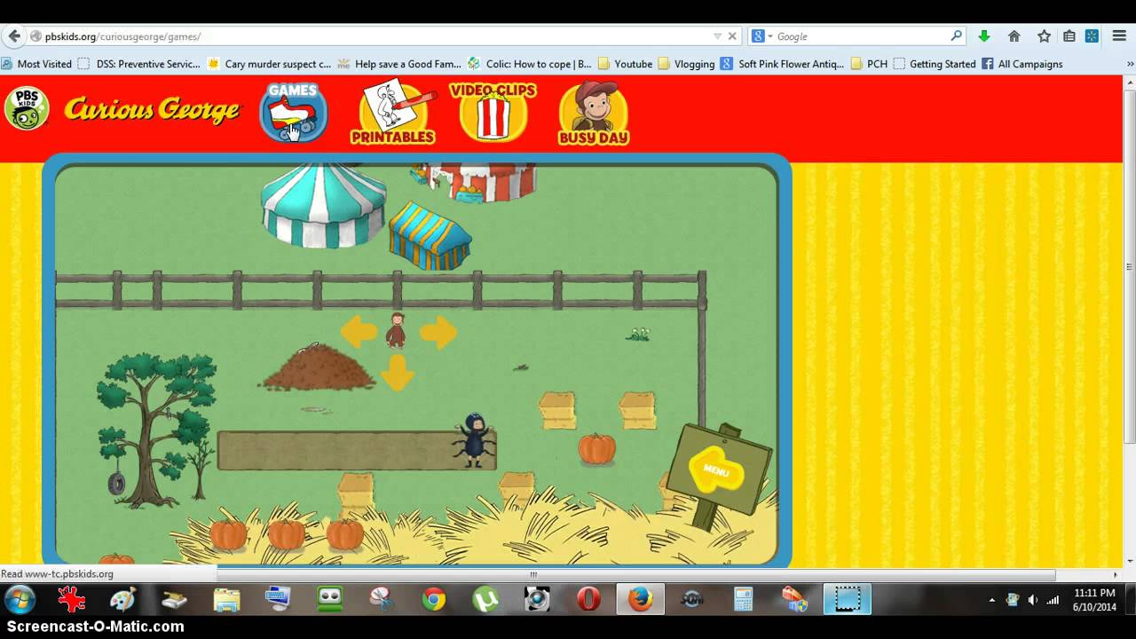 Curious George Games