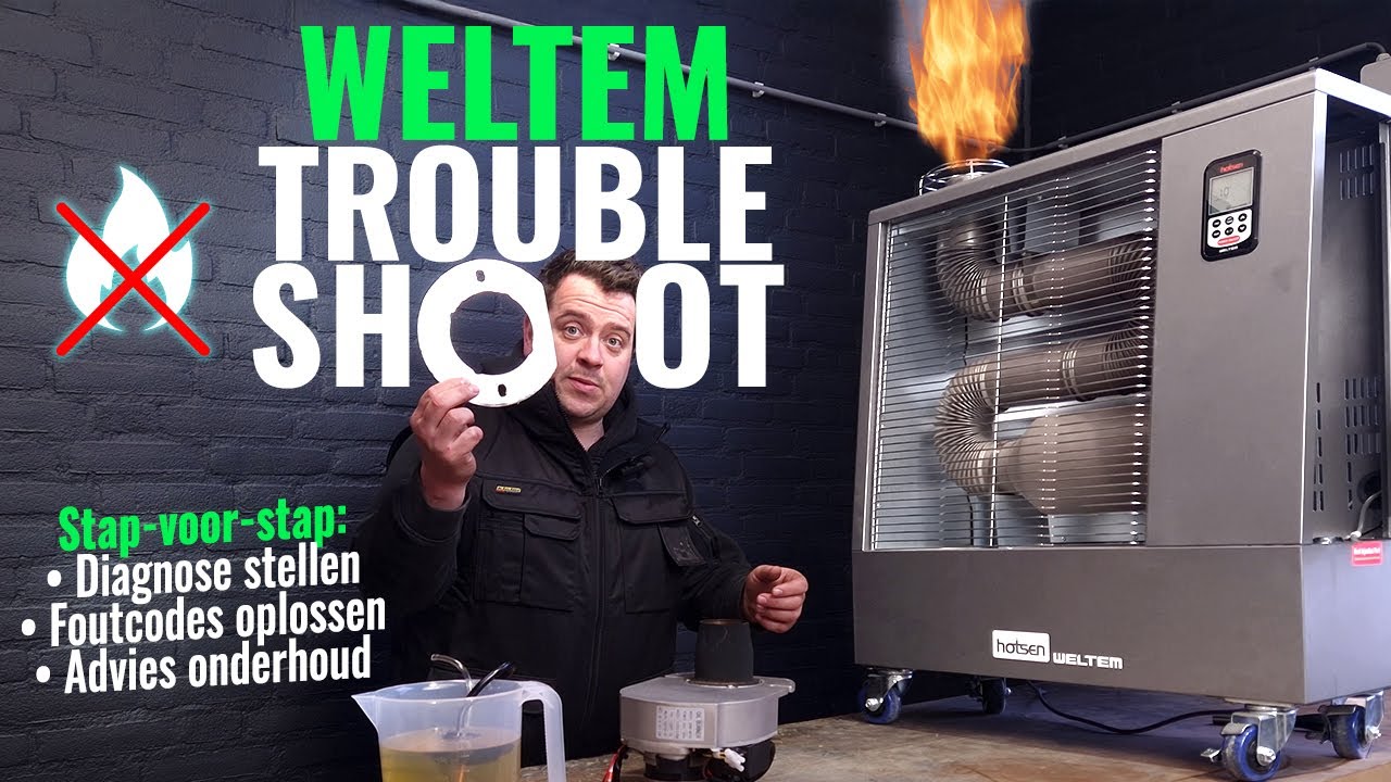 WELTEM Troubleshoot Diesel Infrarood Straler - Foutmeldingen verhelpen