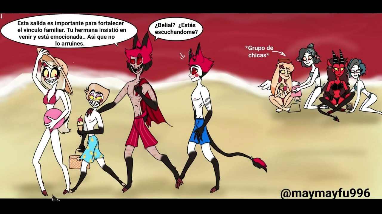 alastor & lucifer les gusta sus propios asuntos /comic fandub/ radioapple (hazbin hotel)