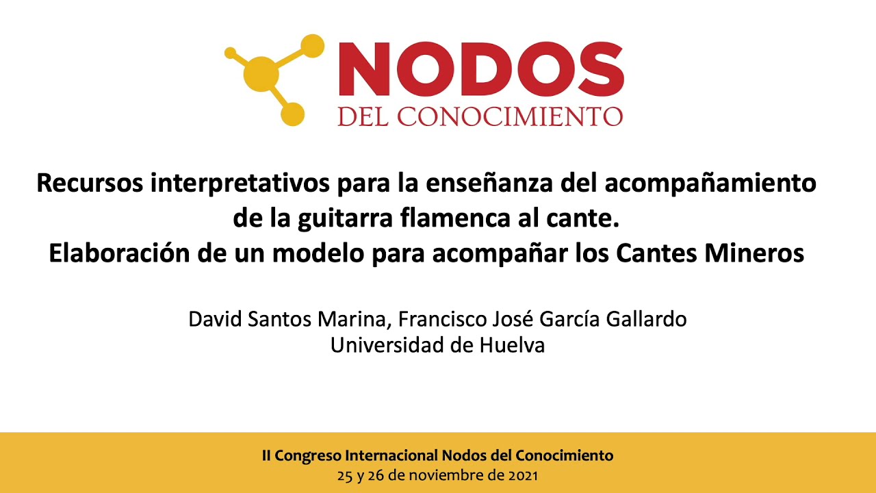 Recursos interpretativos para la enseñanza del acompañamiento de la guitarra flamenca al cante.