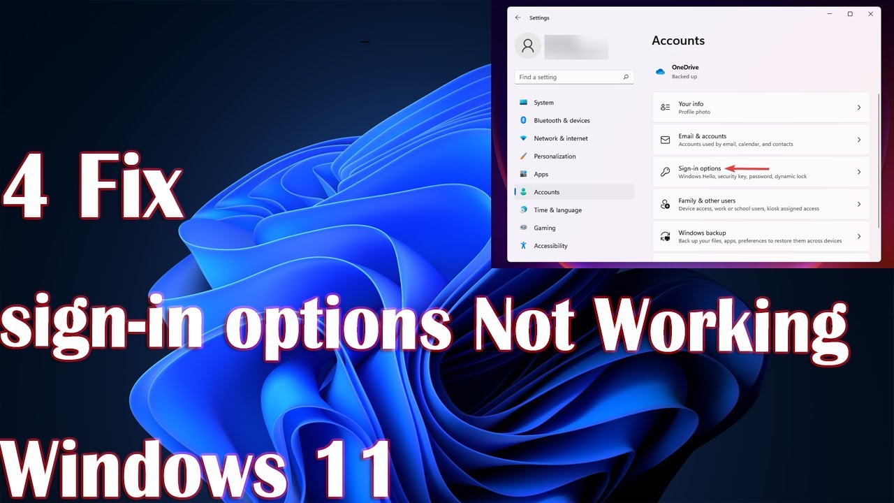 Параметры входа в Windows 11 не работают &mdash; 3 решения