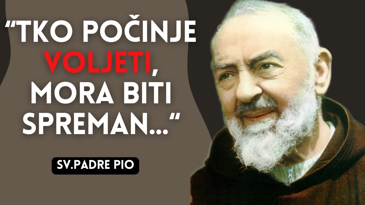 Sv. Padre Pio - Svetac koji je nosio Kristove Rane | Citati Svetaca
