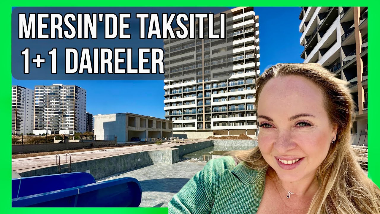 Mersin'de 1+1 daireler, aylık 47.000 €'dan başlayan taksitlerle.