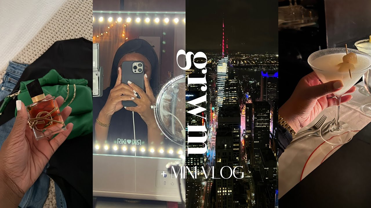 VLOG | GRWM For Girls Night + Mini Vlog | Abiola K.
