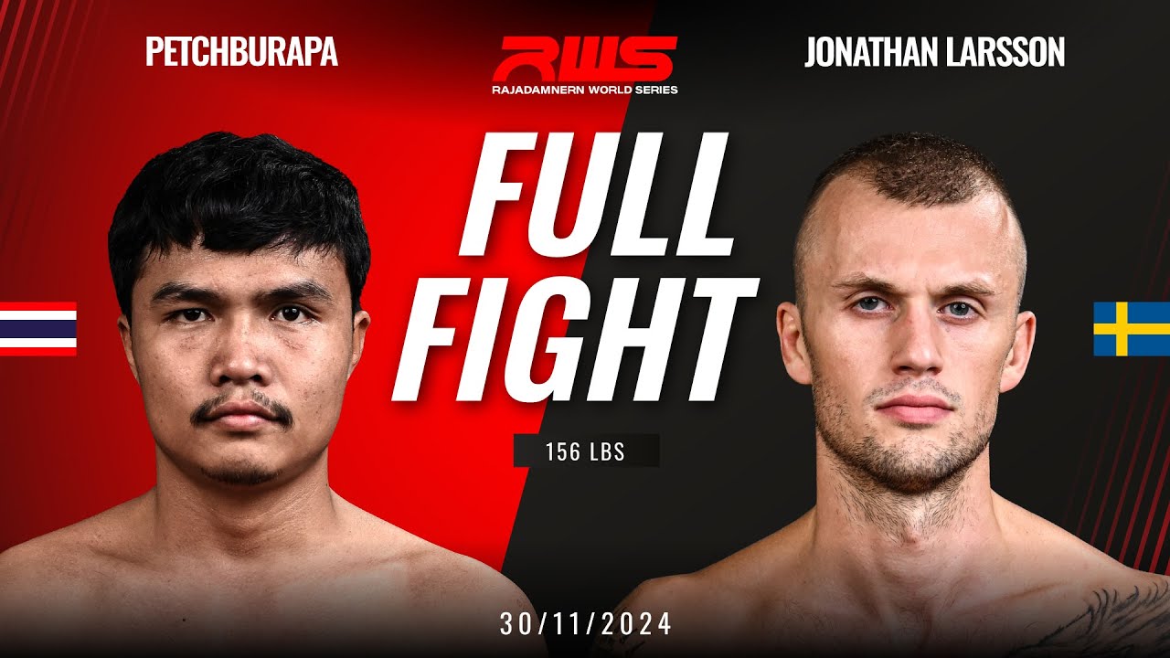 Full Fight l Petchburapa Sor. Saengchai vs Jonathan Larsson Sitmonchai I RWS