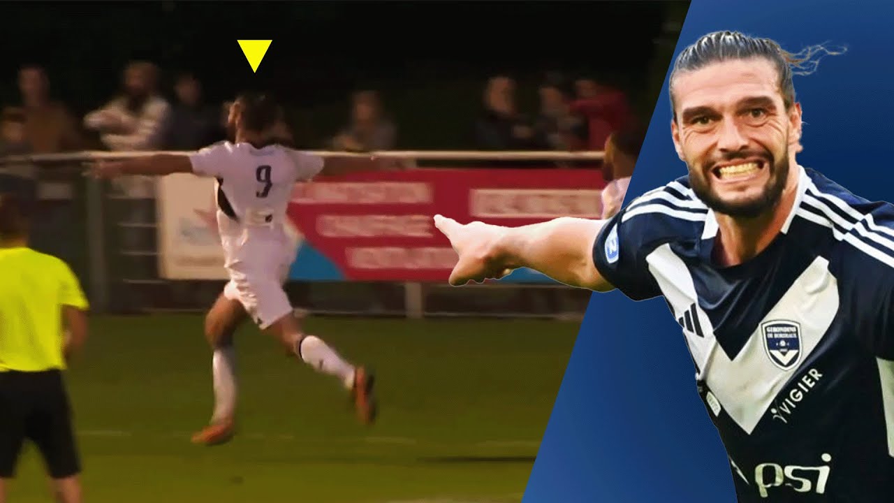 Andy Carroll Scores 2 on Debut in French 4th Division! 😂