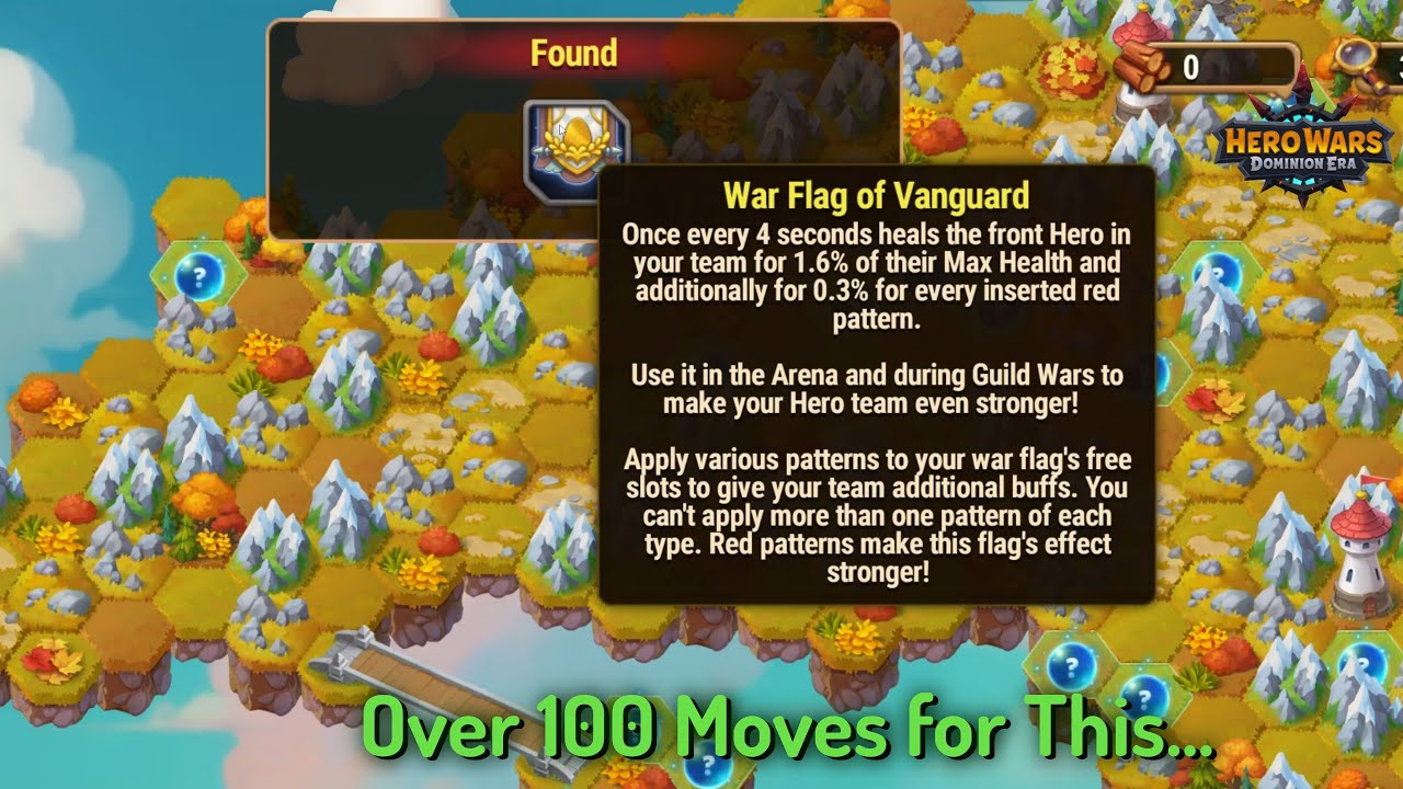 New War Flag Requires Way Too Many Moves &mdash; Hero Wars: Dominion Era