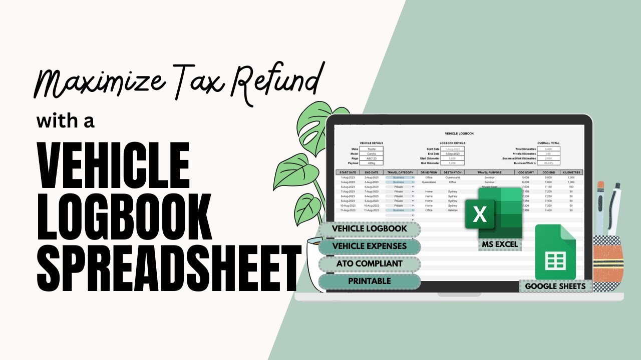 Vehicle Logbook Australia, ATO Compliant, Australian Tax