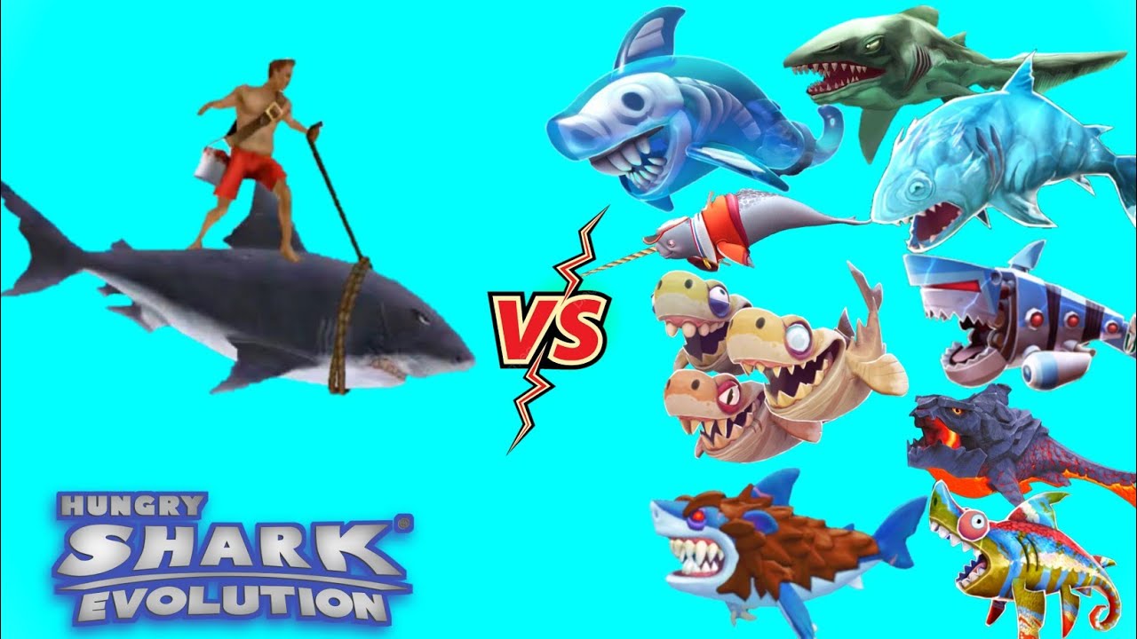 Hungry Shark Evolution - King Of Summer VS Special Power Sharks 🦈