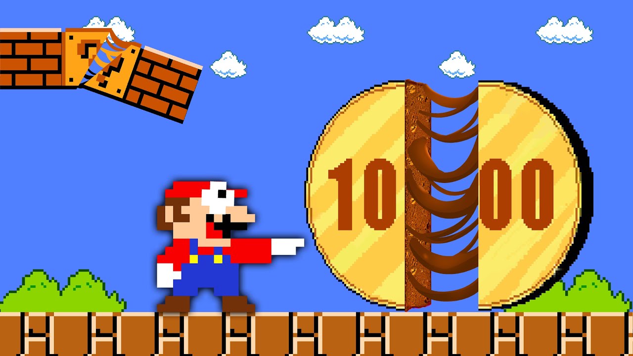 Super Mario Bros., But Mario Can OPEN Anything He Wants| POWER-UP MARIO