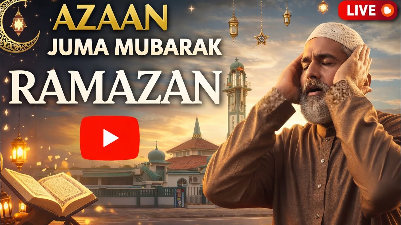 Beautiful Juma Azan | Most Peaceful Adhan | Ramadan Mubarak 🇲🇾 #azan #ramadan 
