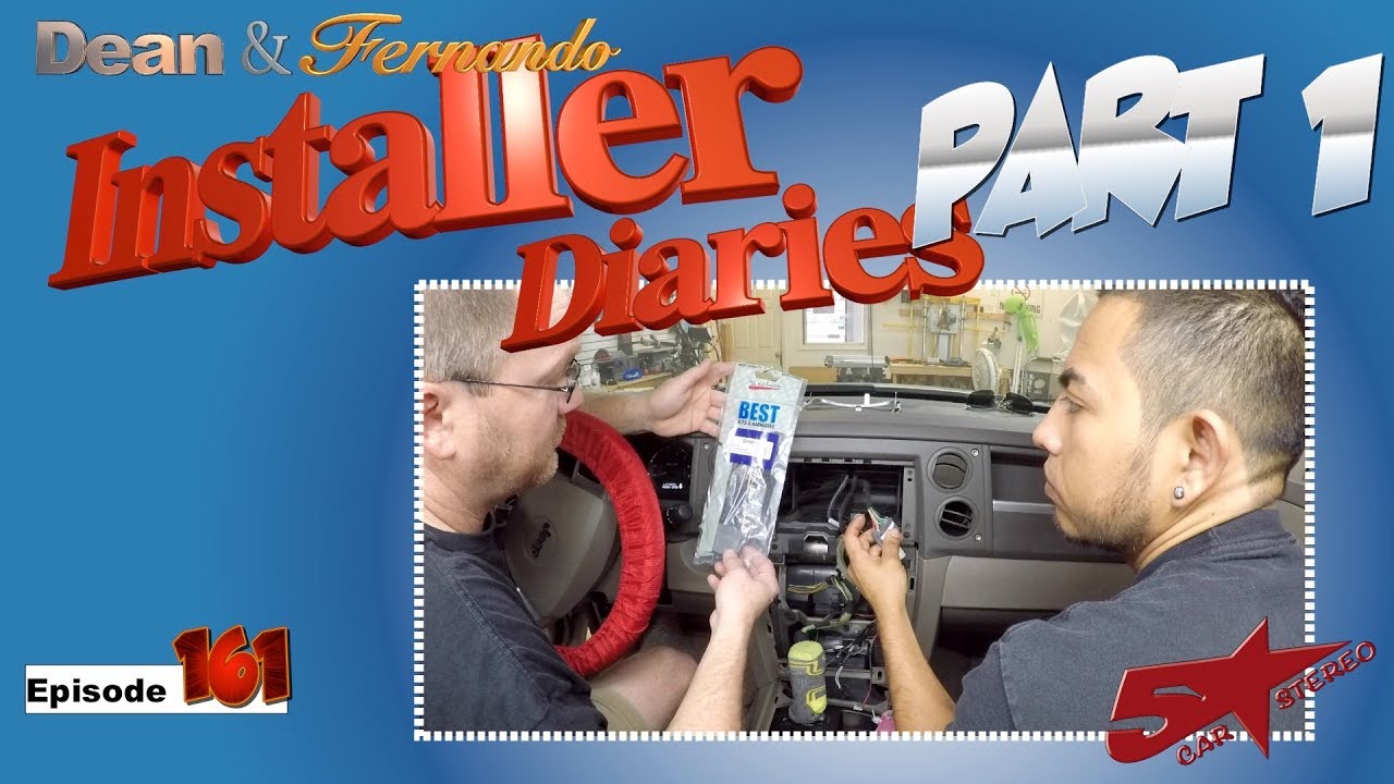 A nothing but problems Jeep Commander in for a Radio backup camera and more  Installer Diaries 161 p
