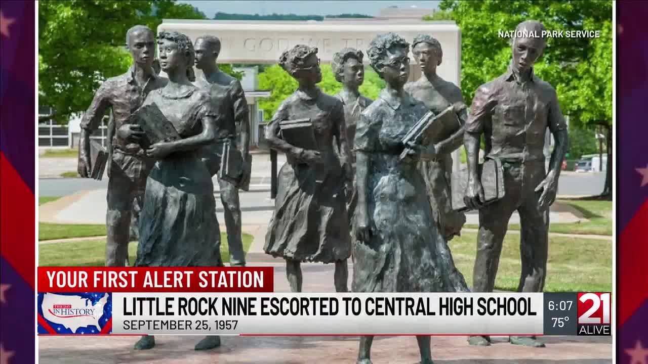 This Day in History: September 25, 1957: Little Rock Nine escorted to Central High School