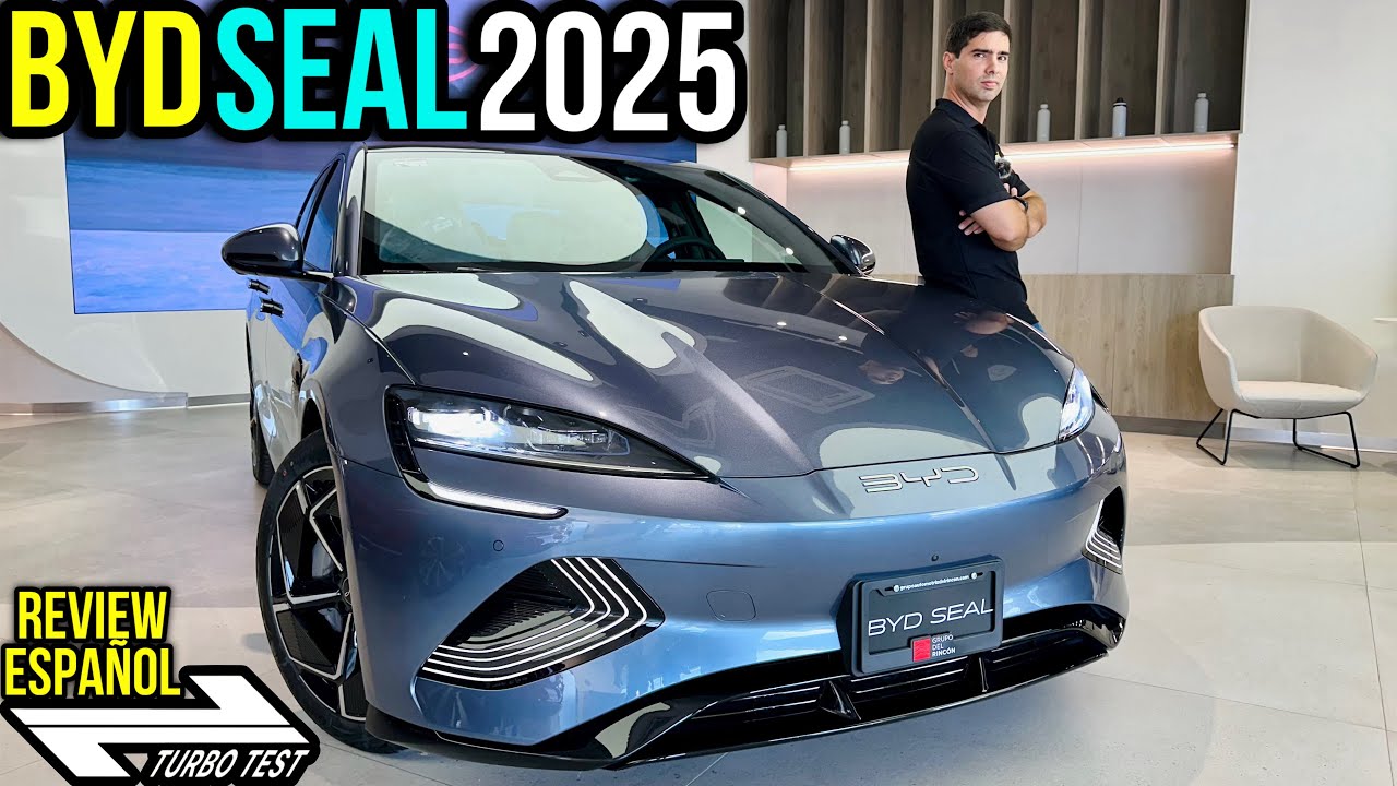 BYD SEAL 2025 - El mejor carro eléctrico chino ¿Supera a un Tesla Model 3? | reseña