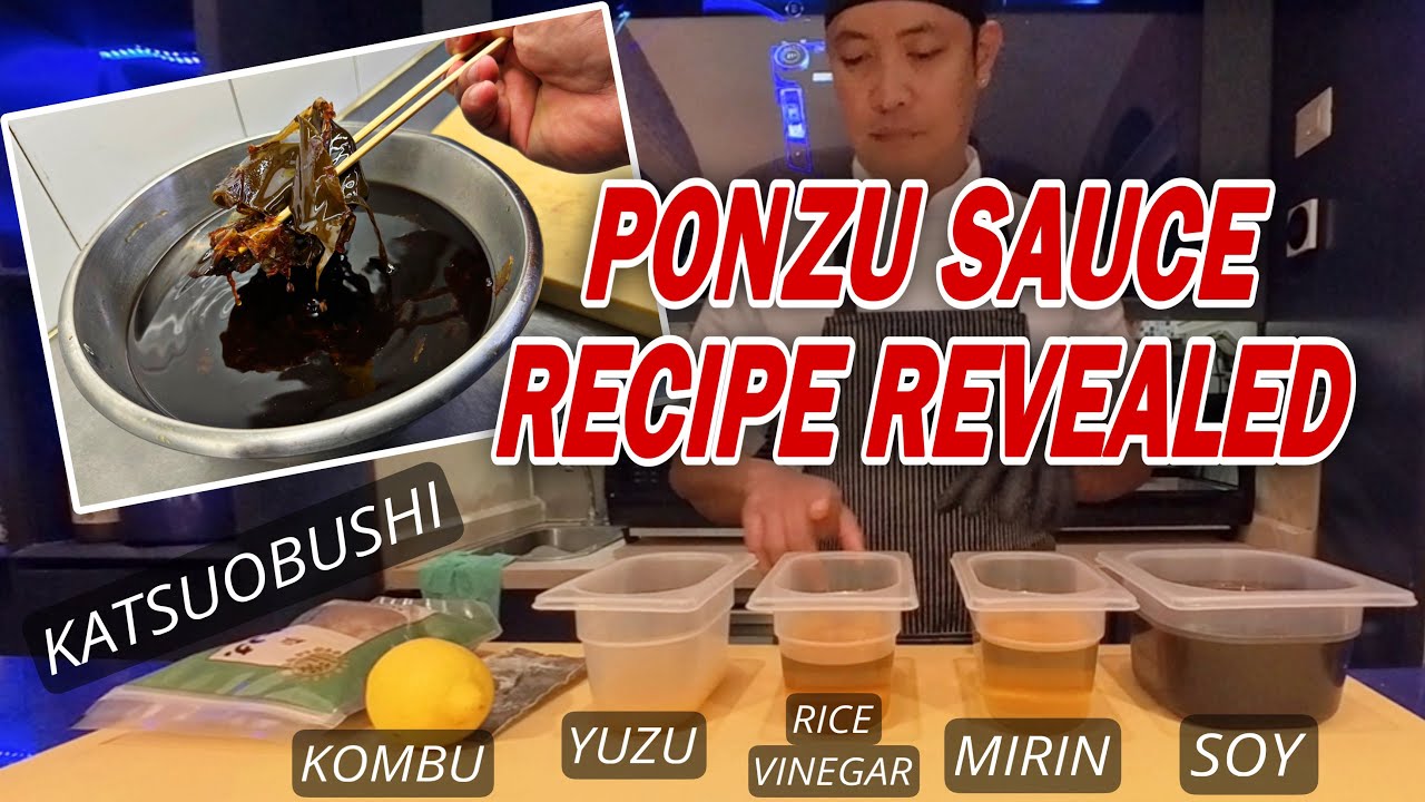 PONZU SAUCE RECIPE REVEAL