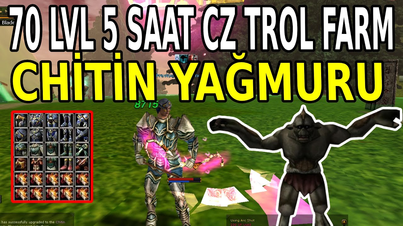 Knight Online I 5 Saat 70 lvl Cz Trol Farmı 💰🔥 Droplar Ne Durumda!!