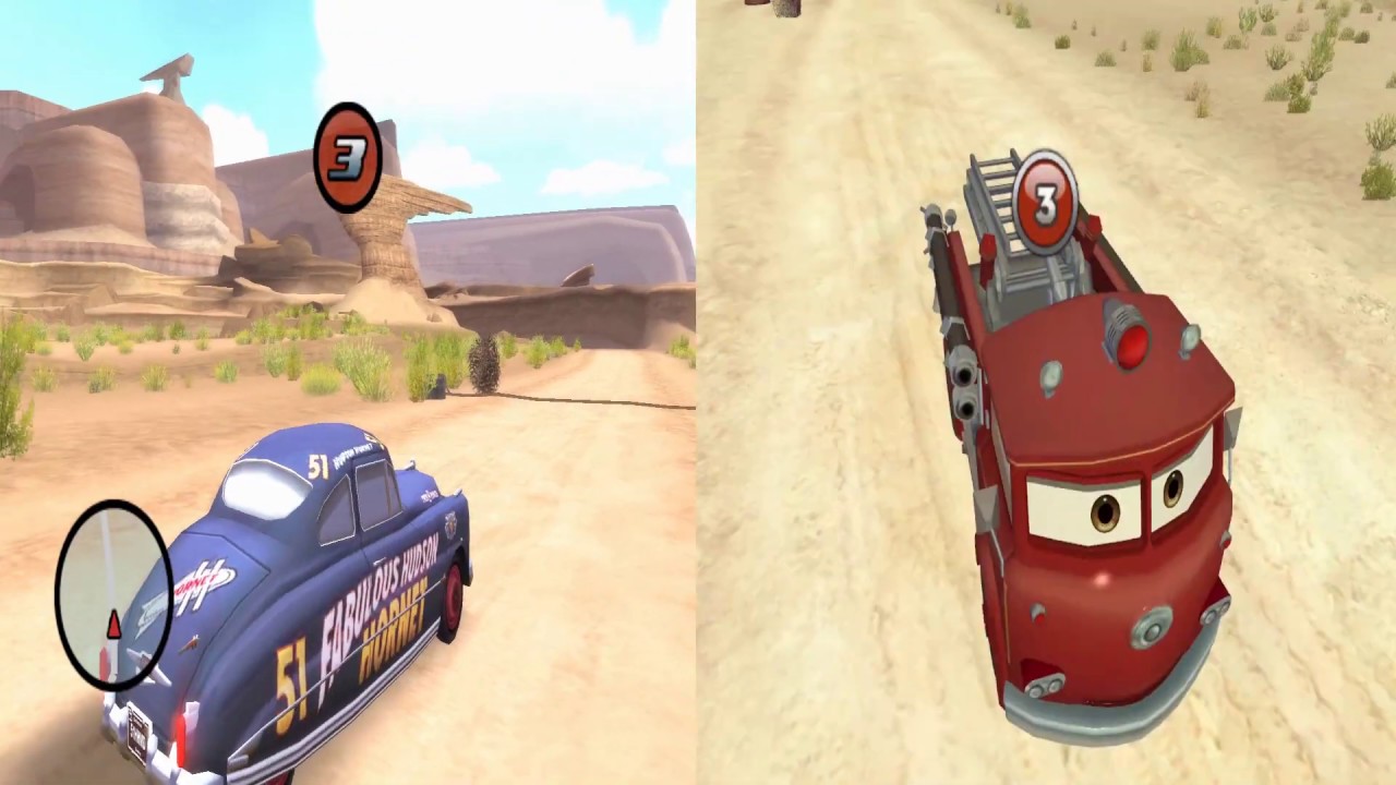 Cars: The Video Game and Cars Superdrive: Comparison 6