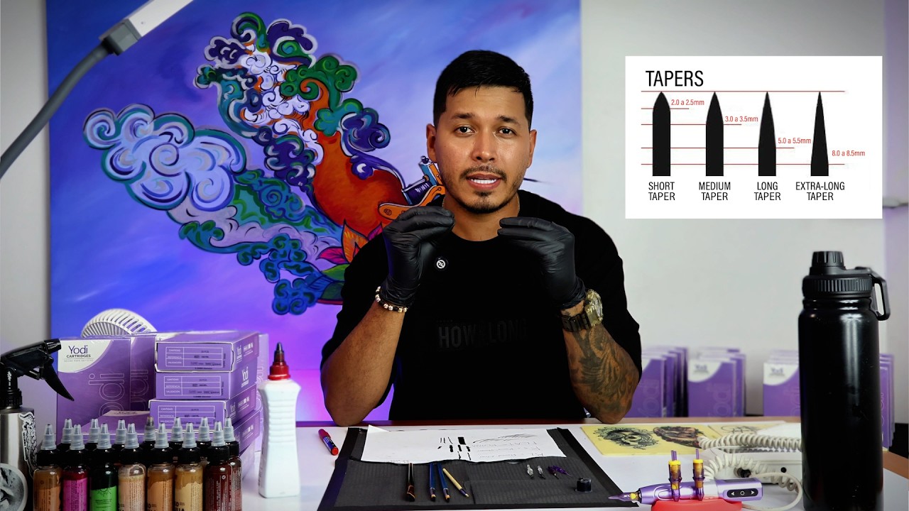 Qué son los TAPER en agujas de micropigmentación y cuándo usar cada uno.