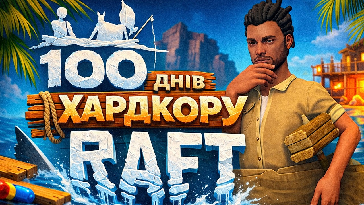 Я прожив 100 ДНІВ у ВІДКРИТОМУ ОКЕАНІ на НАЙВИЩІЙ СКЛАДНОСТІ | Raft українською