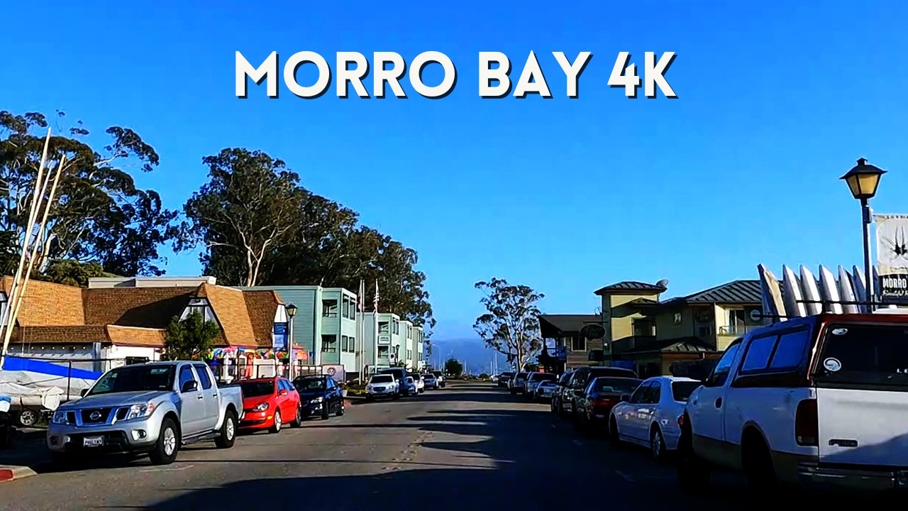 Morro Bay 4K Driving Tour | Drive Through A Scenic California Coastal Town