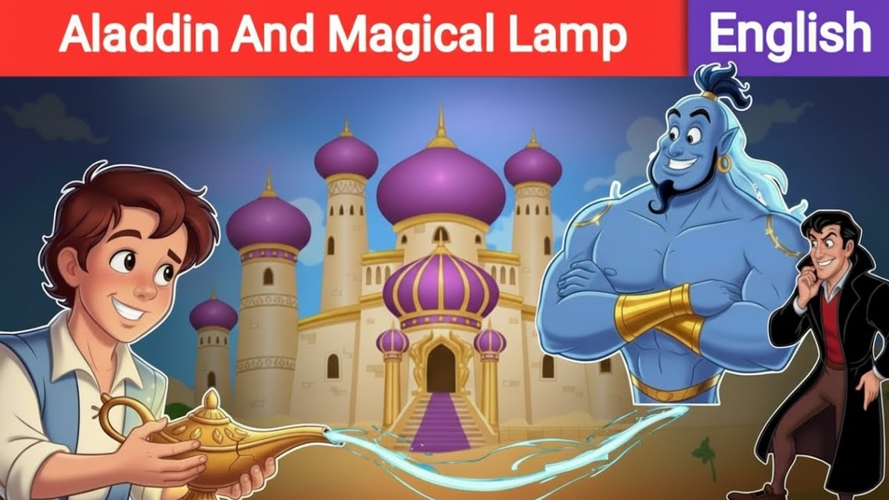 Aladdin And His Magical Lamp | Life Lesson Stories | English Fairy Tales