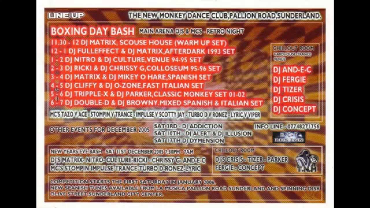 Dj Parker Mc Lyric B2B Viper @ The New Monkey Boxing Day 26.12.2005