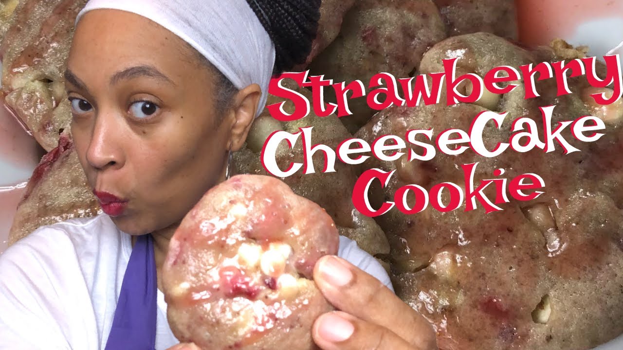 How to Make Strawberry Cheesecake Cookies l Strawberry Cheesecake cookies recipe l Cheesecake cookie