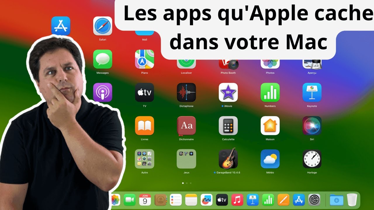Les apps qu'Apple cache dans votre Mac