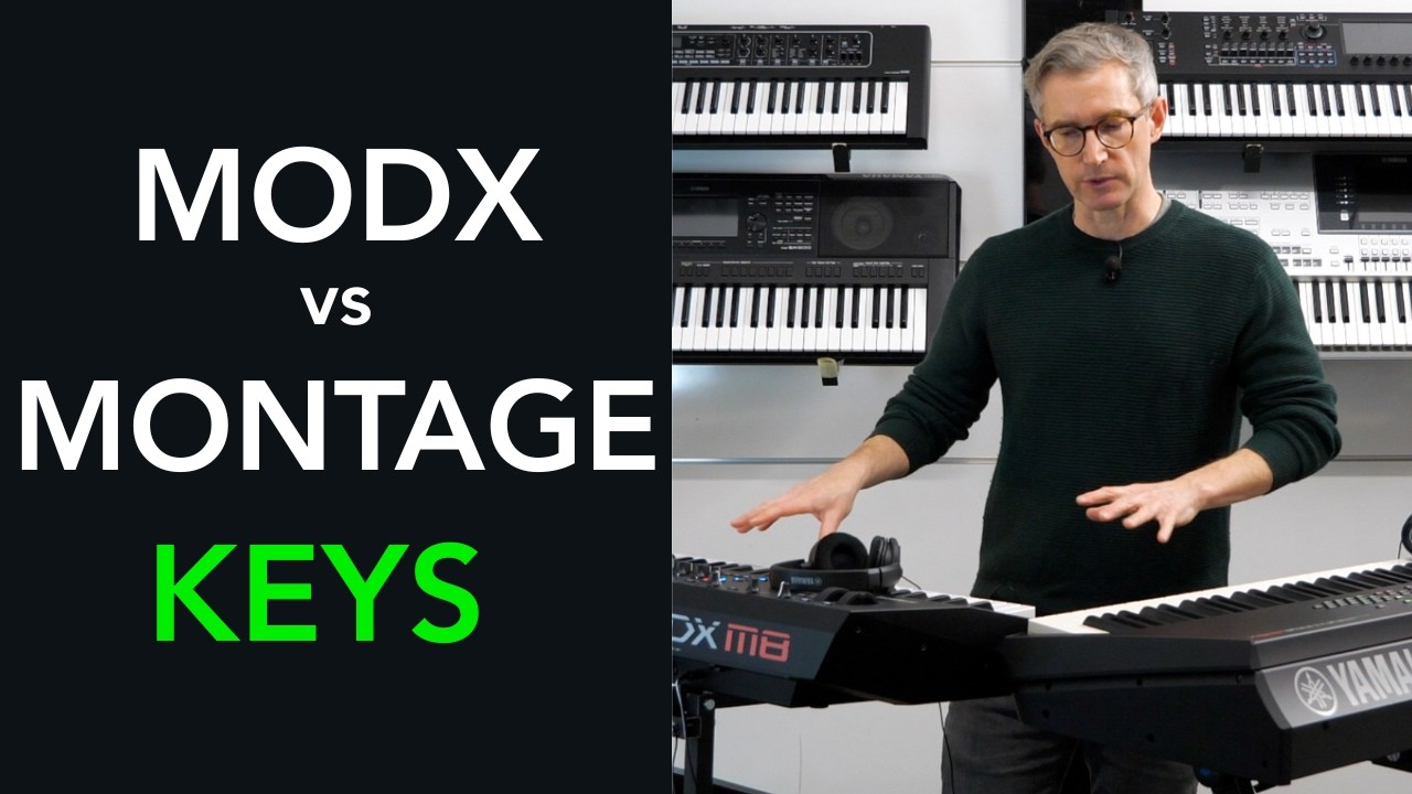 Yamaha MODX M8 vs Montage M8x: What’s the Difference in Key Action and Feel?
