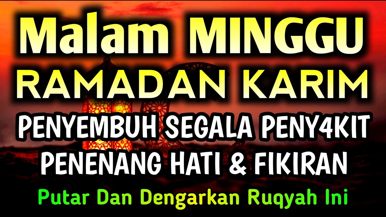 AYAT RUQYAH DOA PENY3MBUH SEGALA PENY4KIT 🤲 INSAALLAH S4KIT DITUBUHMU S3MBUH AYAT RUQYAHy