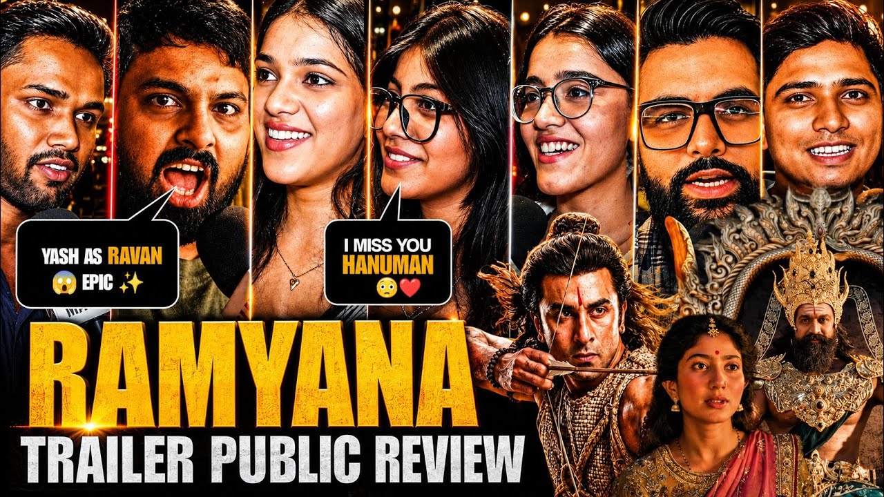 Ramayana trailer public review | yash | ranbir kapoor | sai pallavi |sunny| ramayana trailer review 