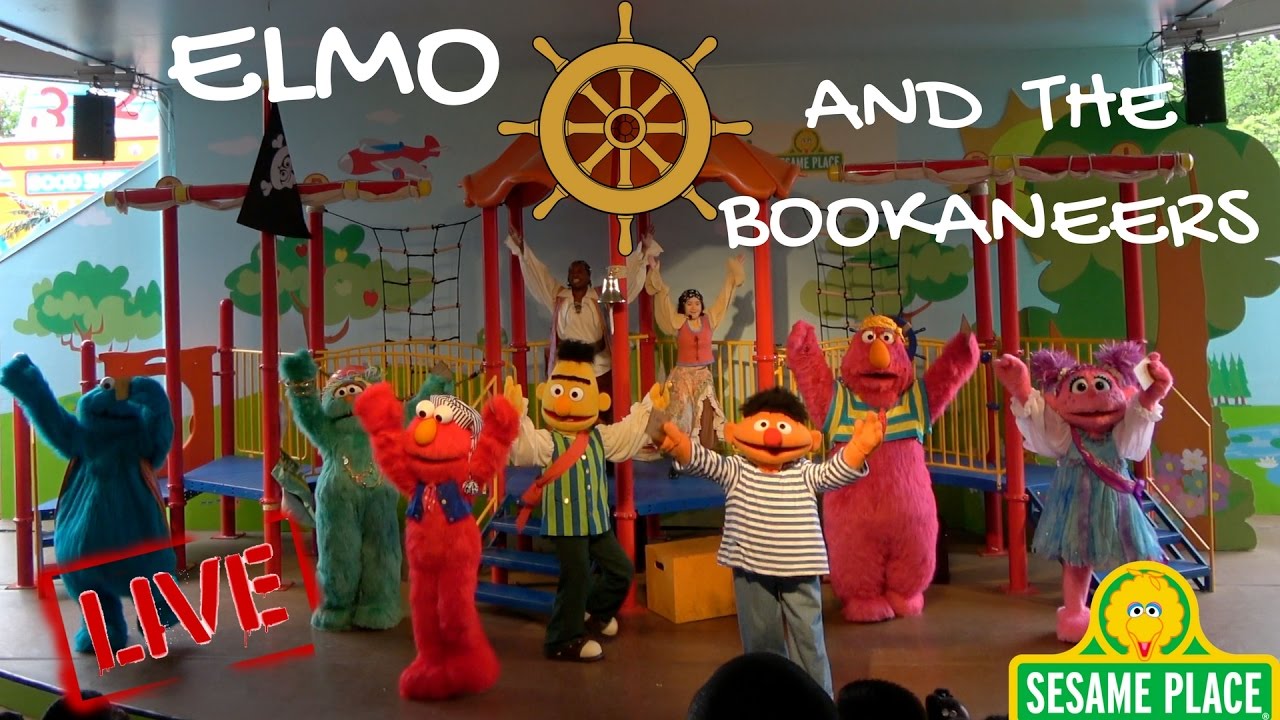 Elmo and the Bookaneers at Sesame Place! Pirate Fun & Adventures!