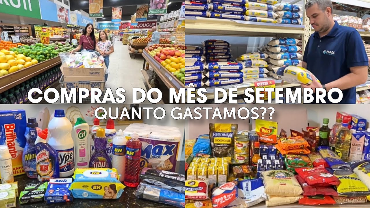COMPRAS DO MÊS | VLOGANDO NO ATACADÃO | QUANTO GASTAMOS?? ME SURPREENDI 